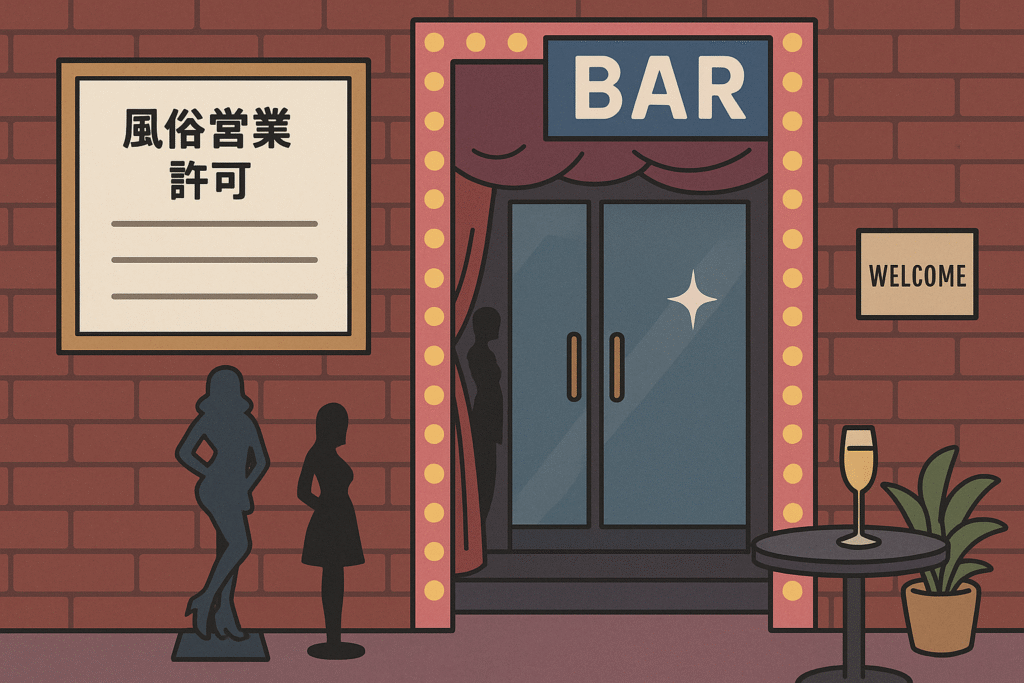 風俗営業許可のイラスト